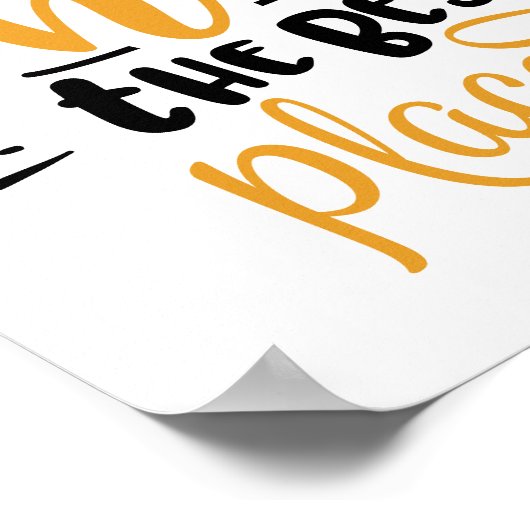 Welkom bij onze hiv De beste plek om te worden Poster (Hoek)