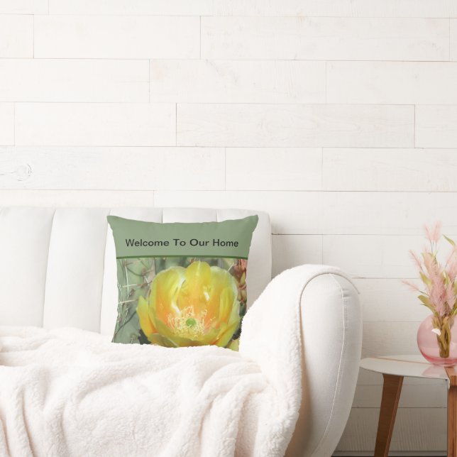 Welkom bij onze Home Southwest Flower Rental gast Kussen (Bank)