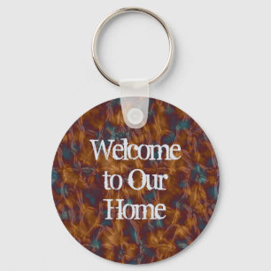 Welkom bij onze home Vacation Rental Guest Key Sleutelhanger