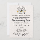 Welkom bij onze Honey Bee Spring Housewarming Kaart (Voorkant)