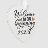 Welkom bij onze jaarlijkse start ornament (voorkant)