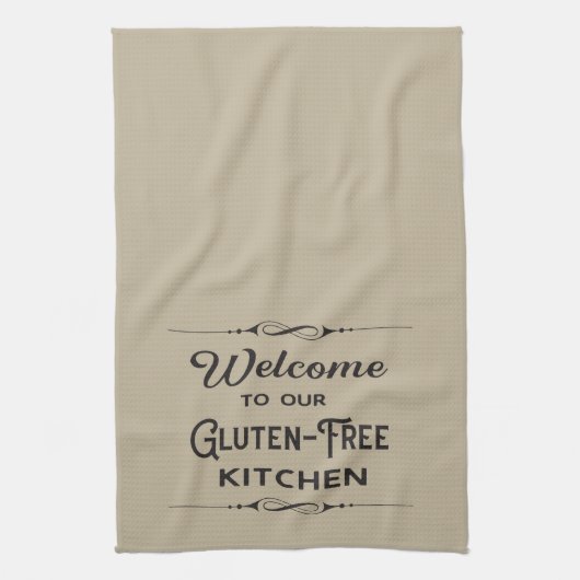 Welkom bij onze keuken zonder Gluten Theedoek (Verticaal)