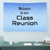 Welkom bij onze klasreünie spandoek (Beurs)
