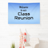 Welkom bij onze klasreünie spandoek (Insitu)