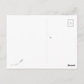 Welkom bij onze klasse (verticaal) briefkaart (Achterkant)