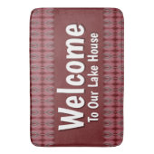 Welkom bij onze Lake House Deur Mat (Voorkant Verticaal)