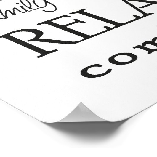 Welkom bij onze nest poster (Hoek)