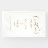 Welkom bij onze nog lang en gelukkig! spandoek (Horizontaal)