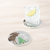 Welkom bij onze Onderzetters van Cabin Moose (Zijkant)