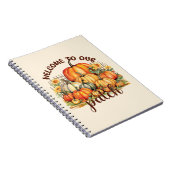 Welkom bij Onze Patch – Cosy Pumpkin Patch Notitieboek (Rechterzijde)