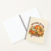 Welkom bij Onze Patch – Cosy Pumpkin Patch Notitieboek (Binnen)
