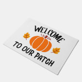 Welkom bij onze patch deurmat (Schuin)