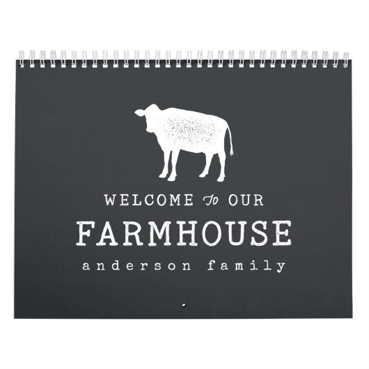 Welkom bij onze plattelandseconomie in de landbouw kalender (Hoes)