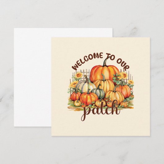 Welkom bij onze pleister (Voorkant / Achterkant)