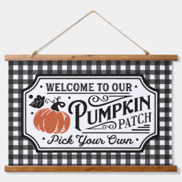 Welkom bij onze Pumpkin Patch | Boerderij Hangend Wandkleed