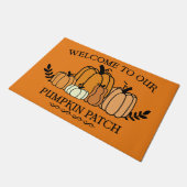 Welkom bij onze Pumpkin Patch Door Mat (Schuin)