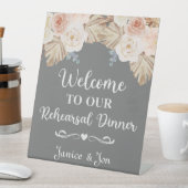 Welkom bij onze repetitie: Bohemiaans huwelijk Reclamebord Met Voetstuk (Insitu)