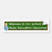 Welkom bij onze schoolbus... signalering bumpersticker (Voorkant)