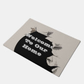 Welkom bij onze Thuispapieren artistiek Deurmat (Schuin)