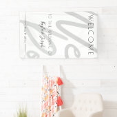 Welkom bij onze trouwbanner spandoek (Insitu)