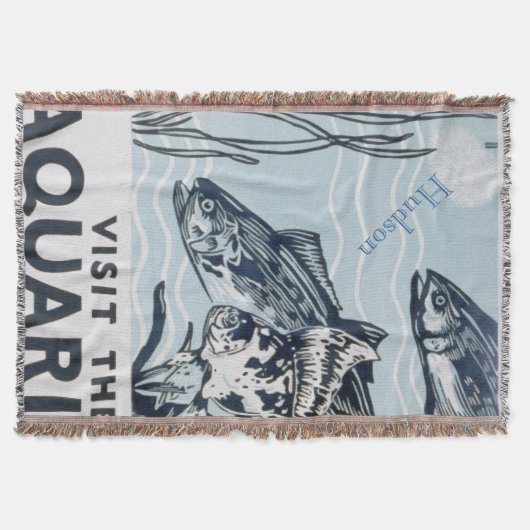 Welkom bij onze Vissende jacht op katten Deken (Voorkant)