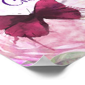 Welkom bij onze Waterverf Butterfly Poster (Hoek)