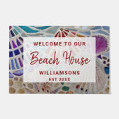 Welkom bij onze winkels op maat deurmat (Voorkant)