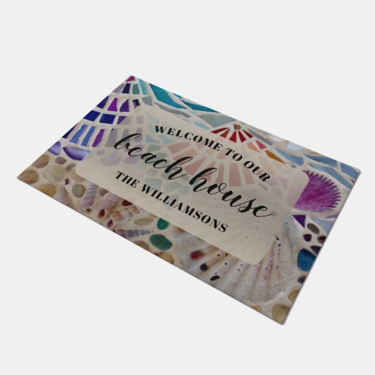 Welkom bij onze winkels op maat deurmat (Schuin)