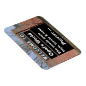 WELKOM BIJ Opal's World flexibele magneet (Rechterzijde)