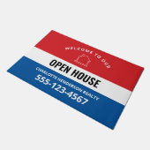Welkom bij Open House Deurmat (Schuin)