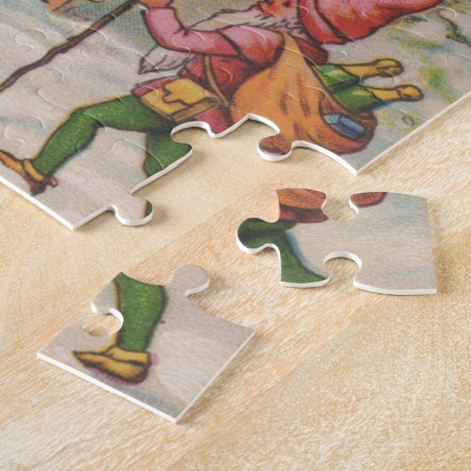 Welkom bij paddenstoel legpuzzel (Zijkant)