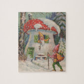 Welkom bij paddenstoel legpuzzel (Verticaal)