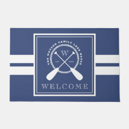 Welkom bij Paddle Monogram Lake House Deurmat