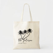 Welkom bij Palm Tree Wedding Tote Bag (Voorkant)