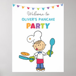 Welkom bij Pancake Party Poster