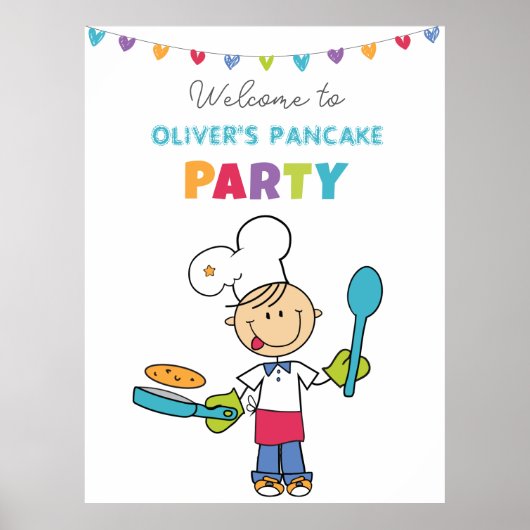 Welkom bij Pancake Party Poster (Voorkant)