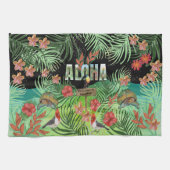 Welkom bij Paradise Tropical Hawaiian Theedoek (Horizontaal)