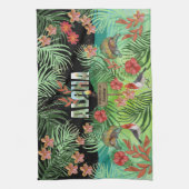 Welkom bij Paradise Tropical Hawaiian Theedoek (Verticaal)