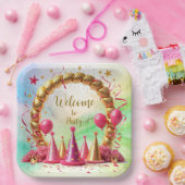 Welkom bij Party Paper Bord (Feest)