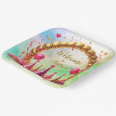 Welkom bij Party Paper Bord (Gebogen)
