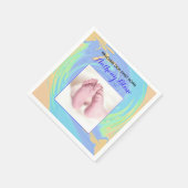 Welkom bij pasta, eerst geboren met foto servet (Hoek)