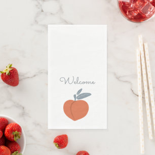 Welkom bij Peach Fruit Servet