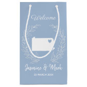 Welkom bij Pennsylvania bruiloft, aangepast Klein Cadeauzakje (Achterkant)