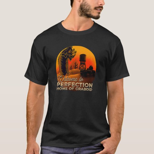 Welkom bij perfectie t-shirt (Voorkant)