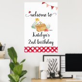 Welkom bij Picnic Birthday Poster (Thuiskantoor)