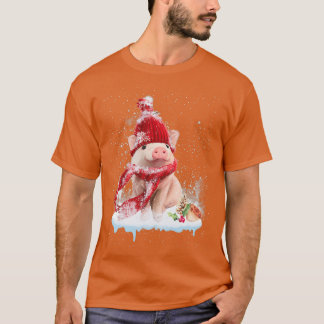 Welkom bij Pig Cute Merry kerst T-shirt