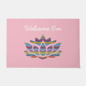 Welkom bij Pink Welcome Mat (Voorkant)