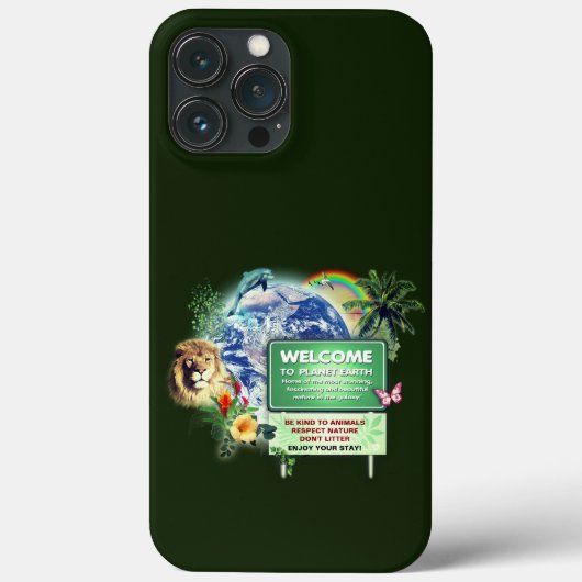 Welkom bij Planet Earth Phone Case (Achterkant)