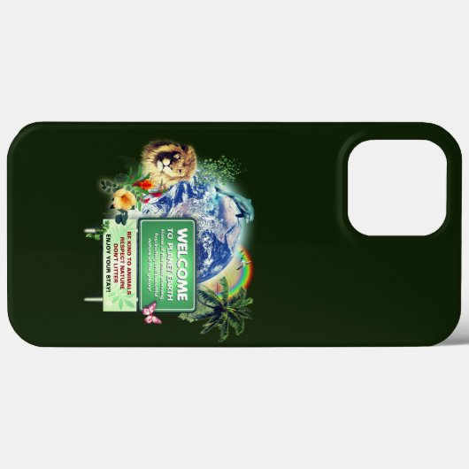 Welkom bij Planet Earth Phone Case (Achterkant (horizontaal))