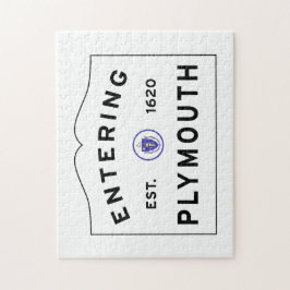 Welkom bij Plymouth Legpuzzel